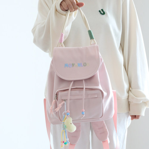 抽绳迷你小双肩包轻便旅行背包