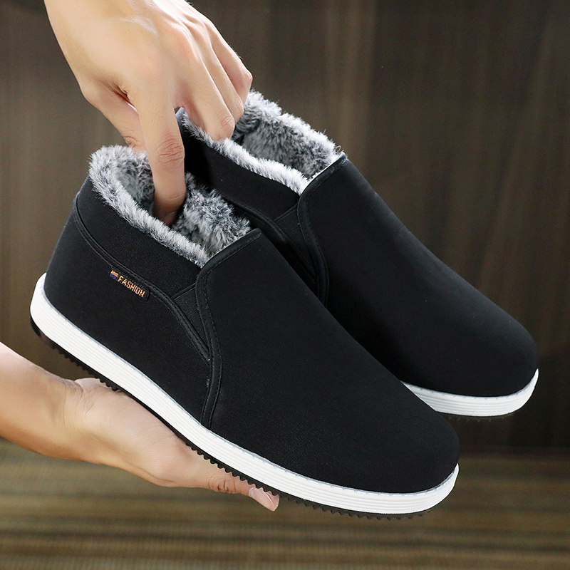 保暖高帮加绒冬季老北京布鞋棉鞋