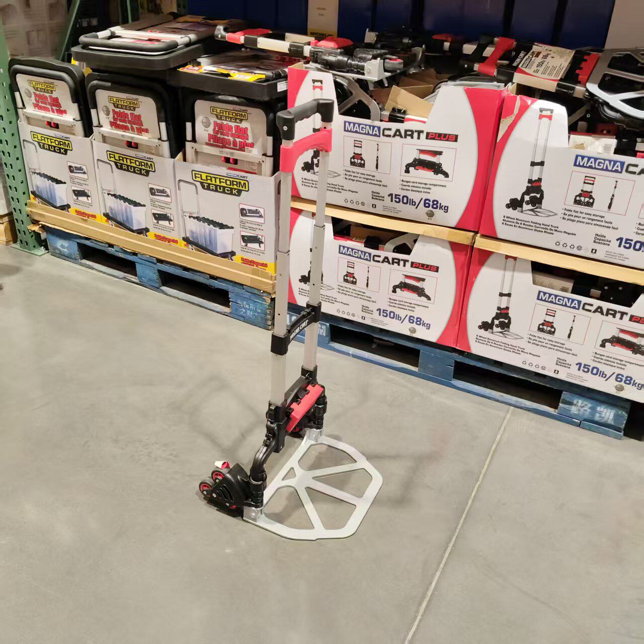 开市客Costco六轮折叠手推车MAGNA CART 爬楼买菜拉货便携搬运车