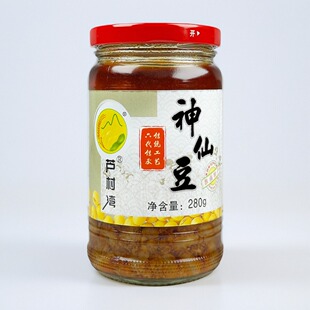 芦村湾神仙豆淮南特产臭豆子闷酱豆香辣腊八豆纳黄豆瓣酱馒头酱豆