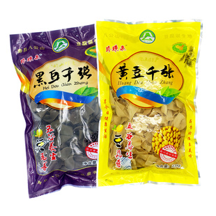 淮南牛肉汤黄豆千张黑豆千张丝珍珠泉豆腐皮八公山特产干豆皮238g