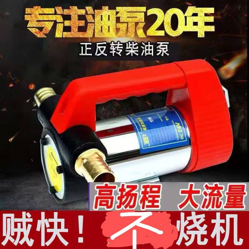 电动抽油泵12V24V220伏自吸柴油泵加油机自动油泵车载抽油器小型