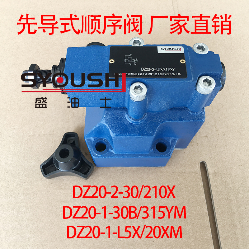 先导式顺序阀DZ20-2-30/210X,DZ20-1-30B/315YM,DZ20-1-L5X/20XM