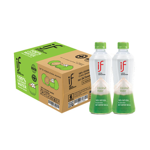 泰国原装进口if椰子水果汁350ml