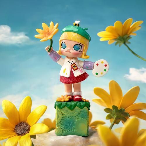 POPMART泡泡玛特MOLLY沿途的风景二十周年系列手办盲盒玩具礼物