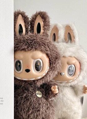 POPMART泡泡玛特 ZIMOMO大首领 I FOUND YOU搪胶毛绒公仔大娃礼物