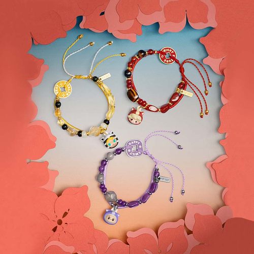 POPMART泡泡玛特马力全开系列手链盲盒挂件礼物周边挂饰