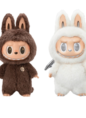 泡泡玛特Zimomo 大首领大天使搪胶脸LABUBU公仔潮玩生日送礼摆件