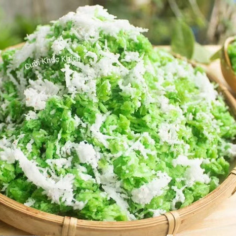 代购 越南特色香兰叶绿糯米片糯米500克 蒸制即可配用美食料小吃 - 封面
