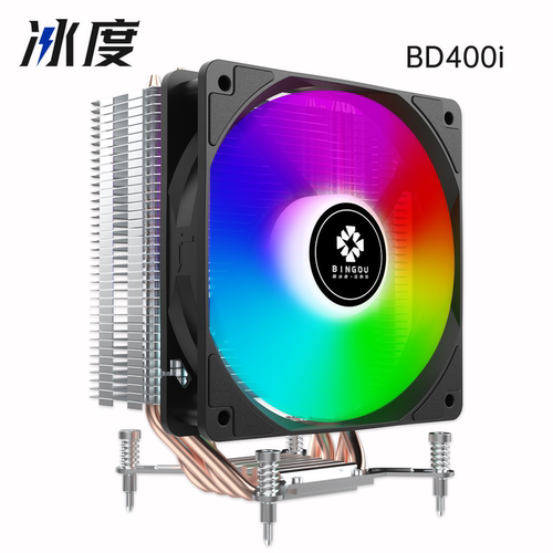 冰度4铜管12CM静音CPU散热器