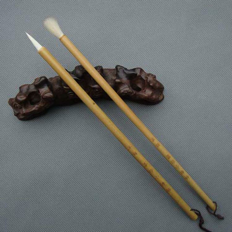 国画上色书法兼毫小楷落款中楷水墨花鸟山水邹京特制小白云毛笔