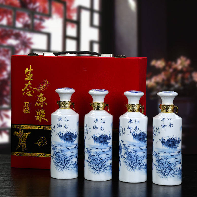 新款四大美女推荐瓷器散装酒瓶