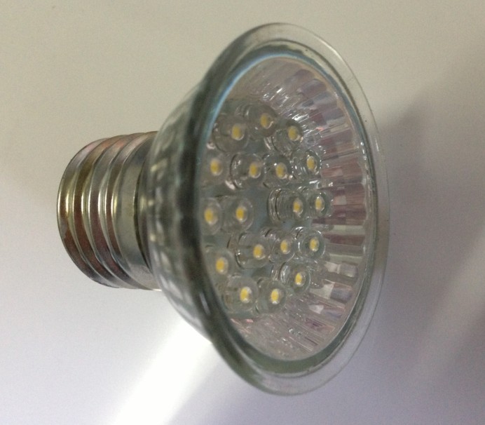 E27灯头 LED射灯18珠LED散光筒灯天花灯光源1W超小功率节能