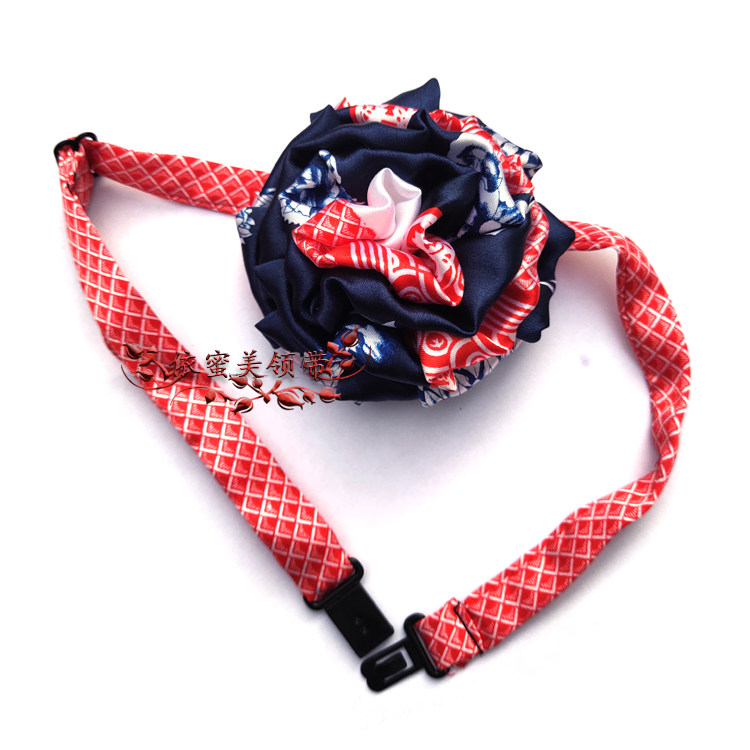 定制定做海南国夏东方航空公司花职业空姐免打结花乘务员丝巾胸花