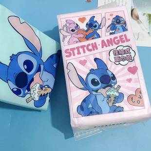 漫画史迪奇悬挂式抽纸800张 家用挂壁式面巾纸卫生纸餐巾纸厕纸