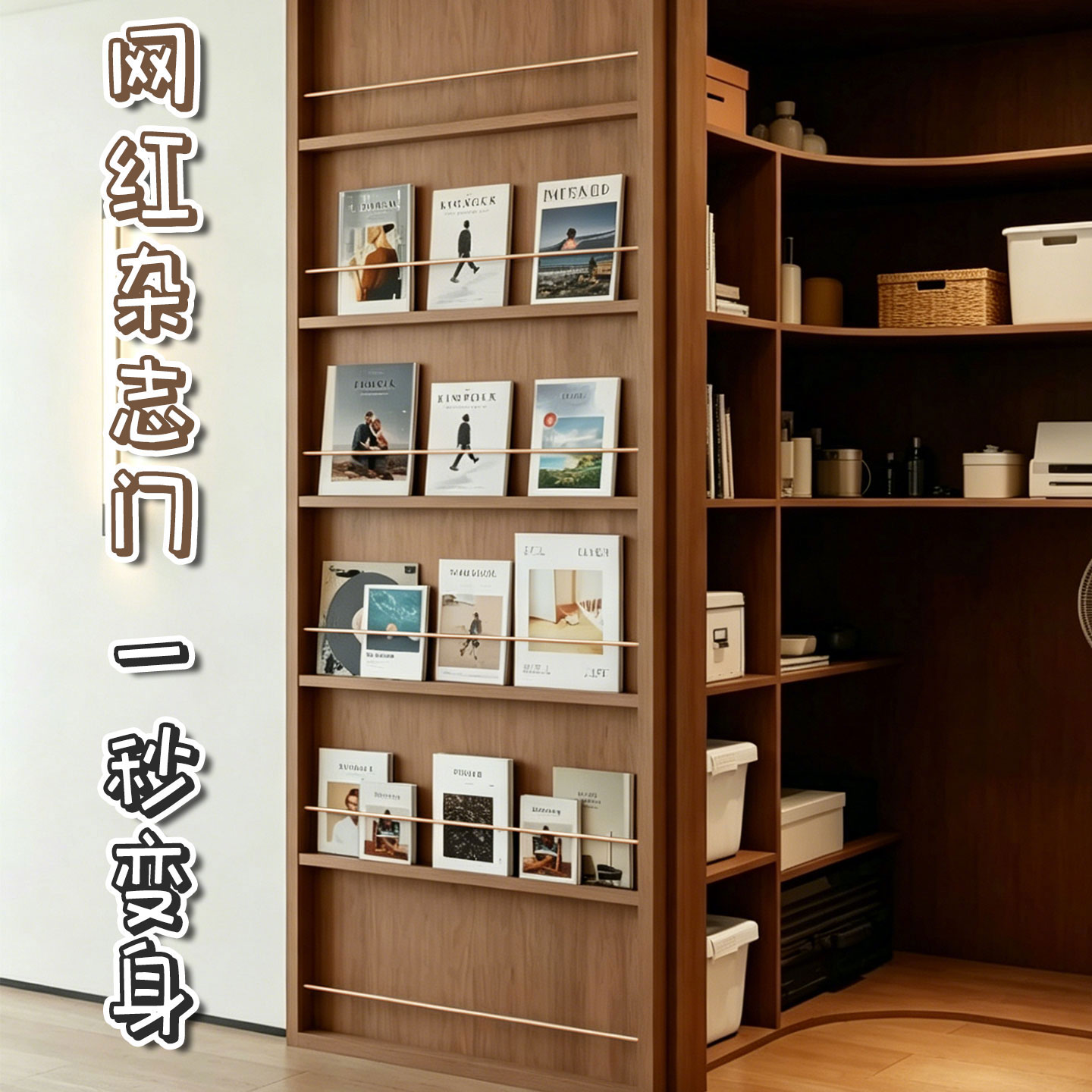 金属细圆管杂志架装饰挡杆图片
