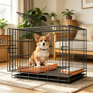 狗笼家用室内中型犬小型大型狗笼子宠物狗狗可折叠带厕所托盘便捷