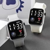 手表男女款 高颜值学生电子儿童初高中运动方形防水夜光科技感手环