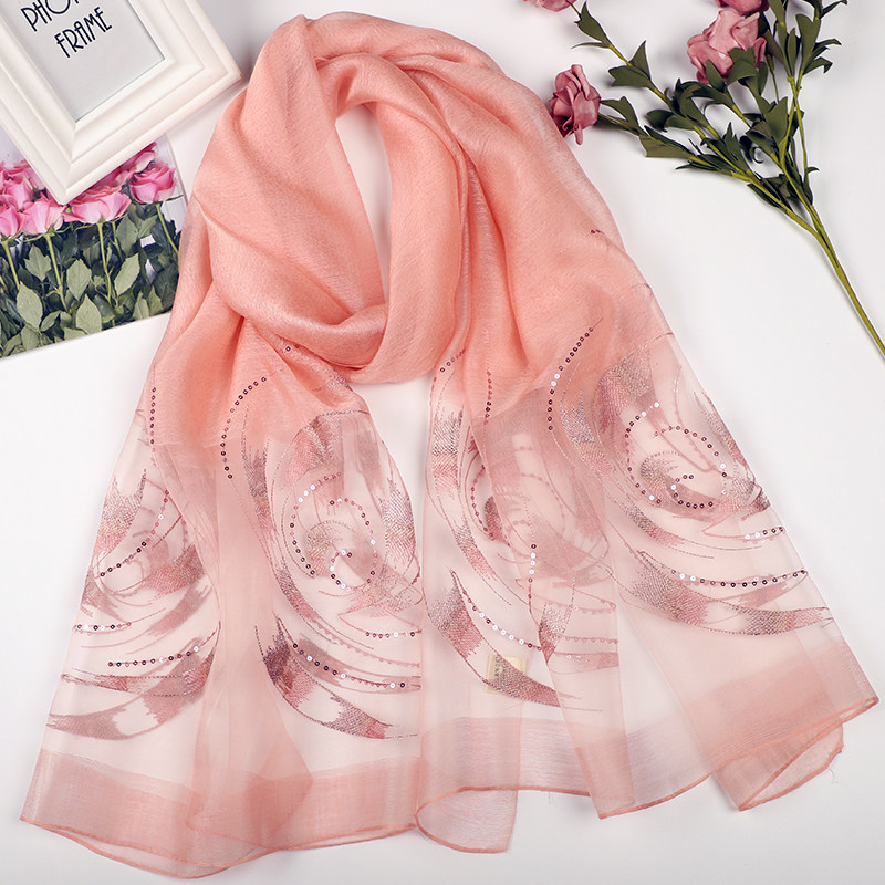 真丝丝巾女春夏薄款桑蚕丝刺绣围巾送礼长辈中年妈妈旗袍披肩外搭,服饰配件/皮带/帽子/围巾,围巾/丝巾/披肩,淘宝优惠券,粉丝福利购,淘宝优惠卷