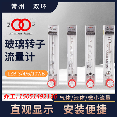 玻璃转子流量计双环微小型