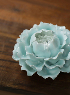 陶瓷新品观赏流烟佛手莲花香炉