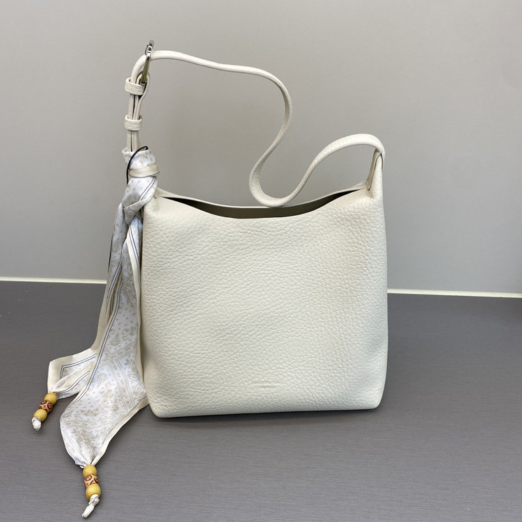 2025新款荔枝纹休闲单肩包时尚百搭水桶包简约韩版软皮手提斜挎包,箱包皮具/热销女包/男包,水桶包,淘宝优惠券,粉丝福利购,淘宝优惠卷