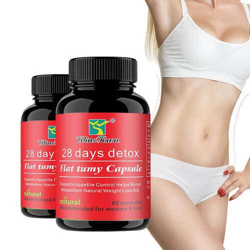 外贸跨境出口28 days detox Flat tummy Capsules Slimming Pills
