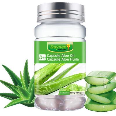 Aloe Vera Oil Soft Capsules Weight Loss Defecation softgels