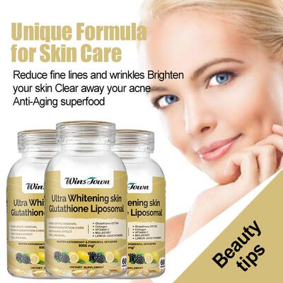 Ultra Whitening skin Glutathione capsules softgel皮肤软胶囊