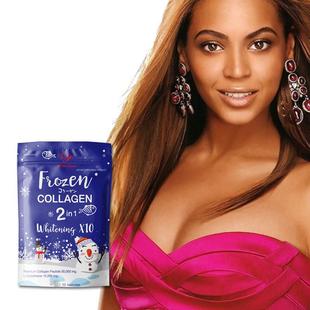 蓝色雪人胶原蛋白胶囊Frozen collagen 2in1 whitening capsules