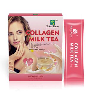 Winstown Collagen Milk tea milkshake万松堂外贸出口胶原蛋白茶
