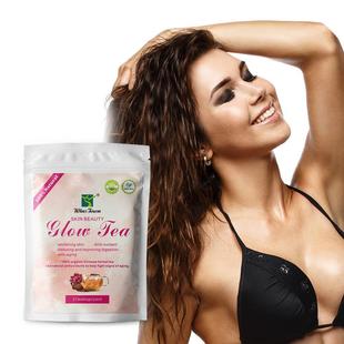 glow aging tea玫瑰花草茶Skin Anti tea whitening 跨境Winstown