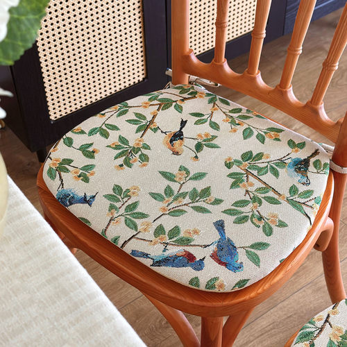 马蹄形温莎椅坐垫美式田园风椅垫