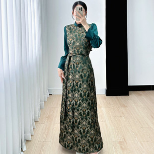 藏式藏族服装生活装博拉裙女款少数名族舞蹈藏服长裙拉萨西藏服饰