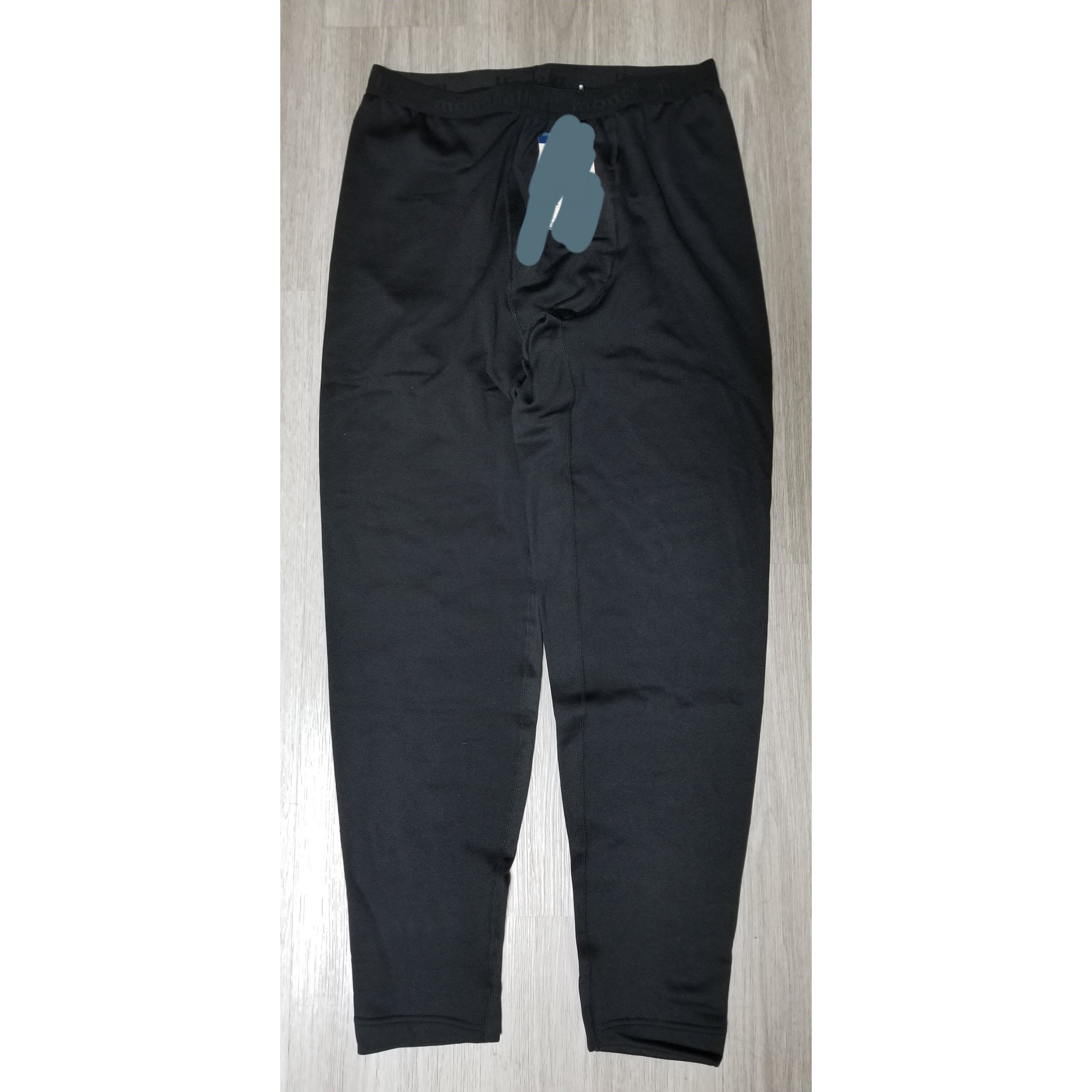 户外功能内衣 保暖裤 轻便 弹力速干 抓绒保暖 黑色