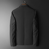 2025新款男士羽绒服西装领西服90白鸭绒6636p245（长期有货），男装羽绒服，钱塘721