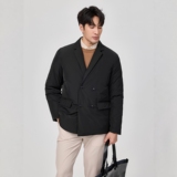 2025新款男羽绒服西装领商务白鸭绒轻熟风6639p265（长期有货），男装羽绒服，钱塘721