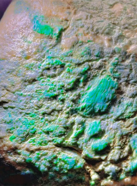 F37882 缅甸天然翡翠原石老坑木那场口色料手镯料 重3.7公斤