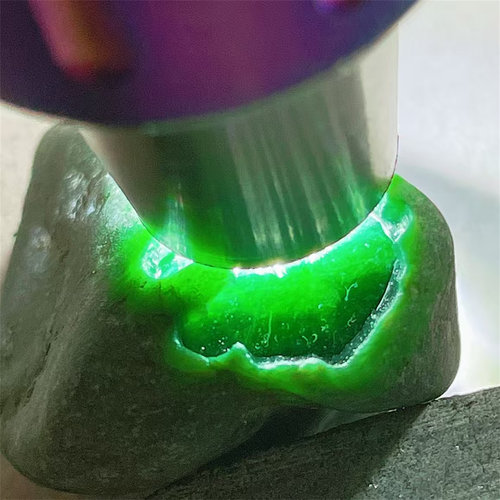 精品缅甸天然翡翠原石色料