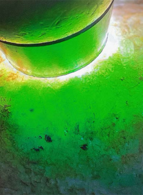 TT28930缅甸天然翡翠原石老坑木那场口春彩改口手镯料 重28公斤