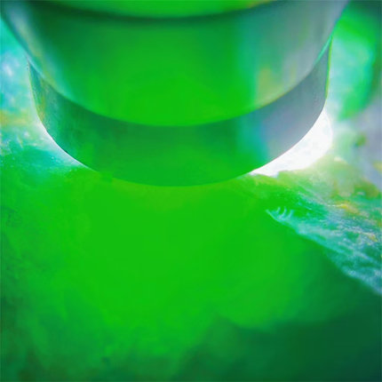 F09015 天然翡翠原石老坑墨翠戒面料重0.6公斤