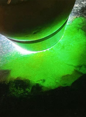 M29032 缅甸天然翡翠原石老坑黑乌沙手镯料 重2.9公斤