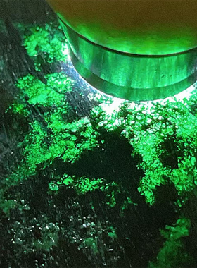 F29022缅甸天然翡翠原石老坑黑乌沙手镯料 重2.9公斤