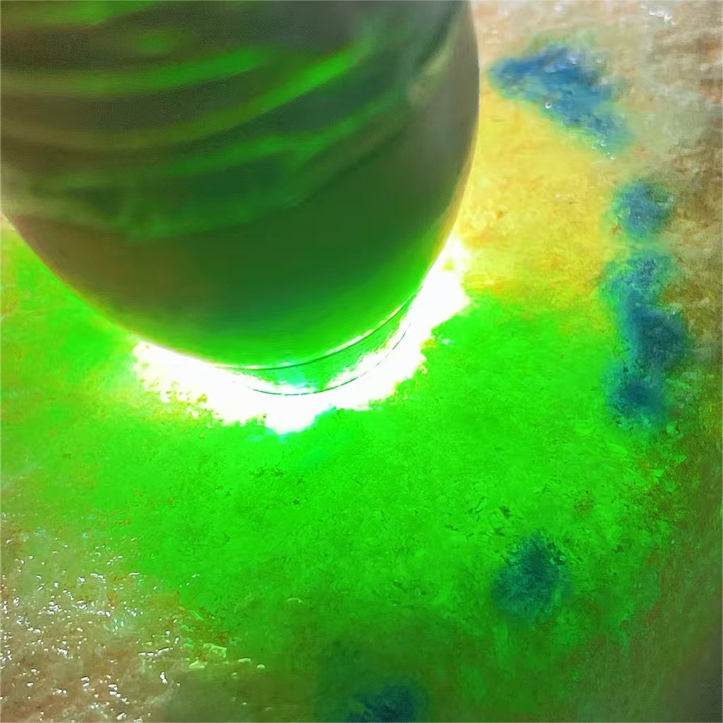 M26706 缅甸天然翡翠原石老坑木那场口开窗飘花手镯料 重2.6公斤