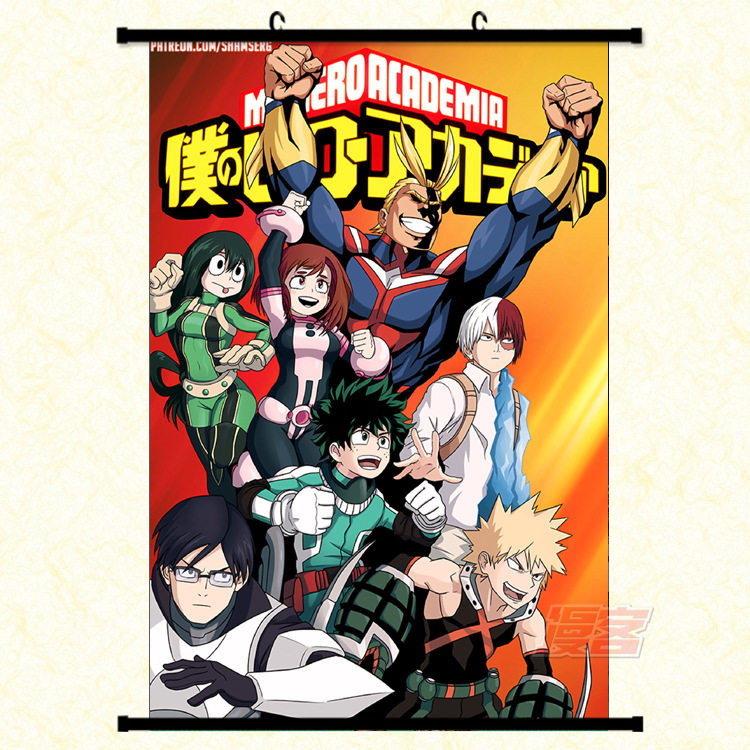 我的英雄学院挂画现货 动漫海报定做 亚马逊my hero academia