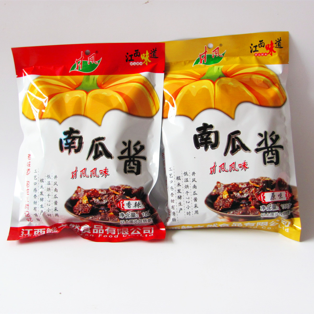 南瓜酱 南瓜干 辣味 江西特色小吃 井冈山特产 风味零食