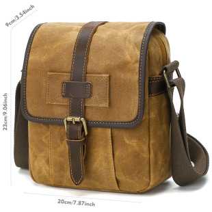 帆布包背包单肩包单肩时尚 帆布包休闲男士 斜挎跨包新款 男式