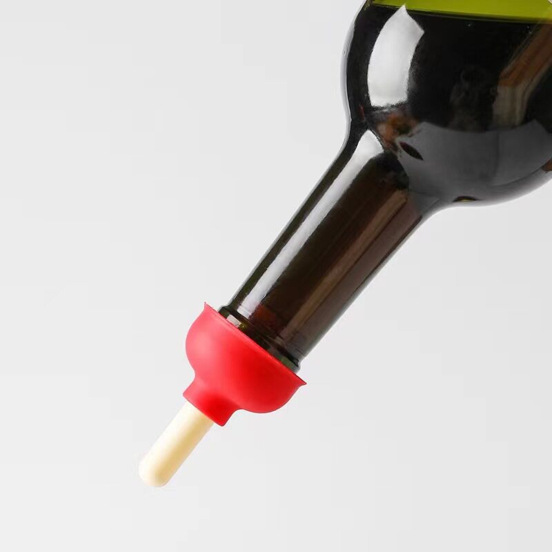 马桶抽酒瓶塞松子小红帽葡萄酒保鲜密封Rio鸡尾香槟硅胶贝雷帽