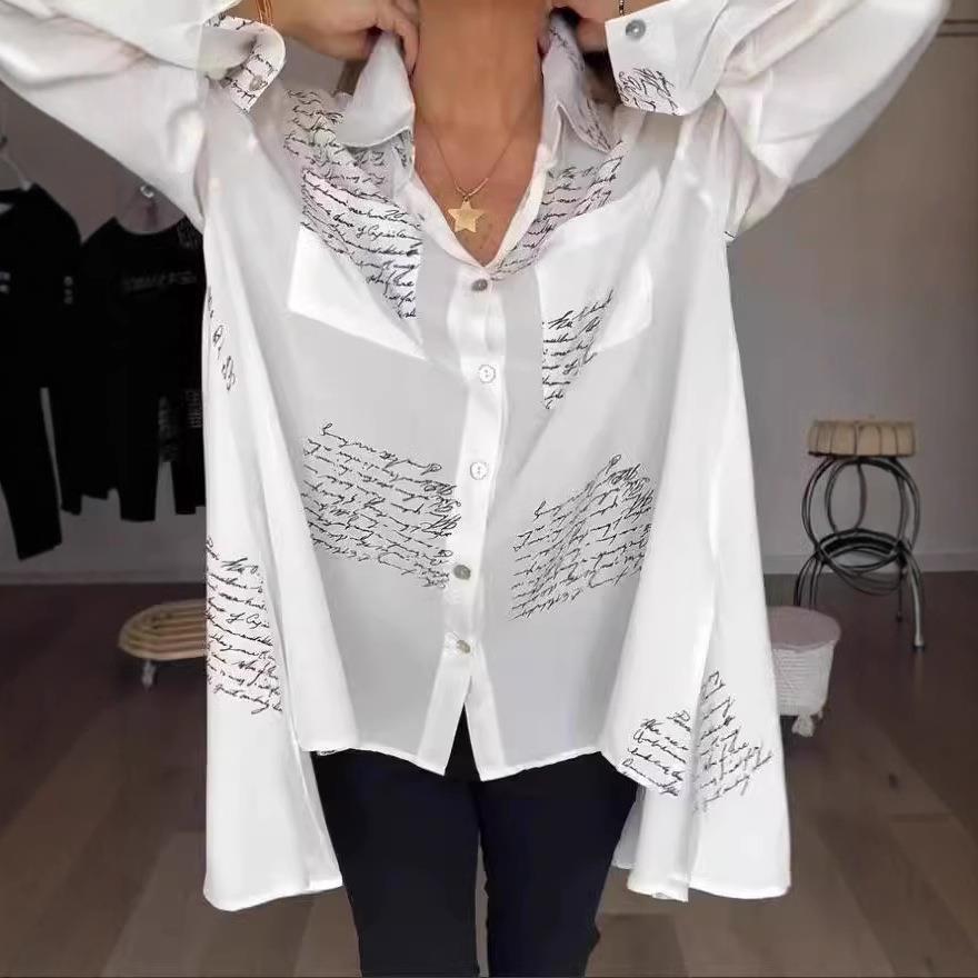 Women's Fashion Loose Sexy Swallowtail Shirt