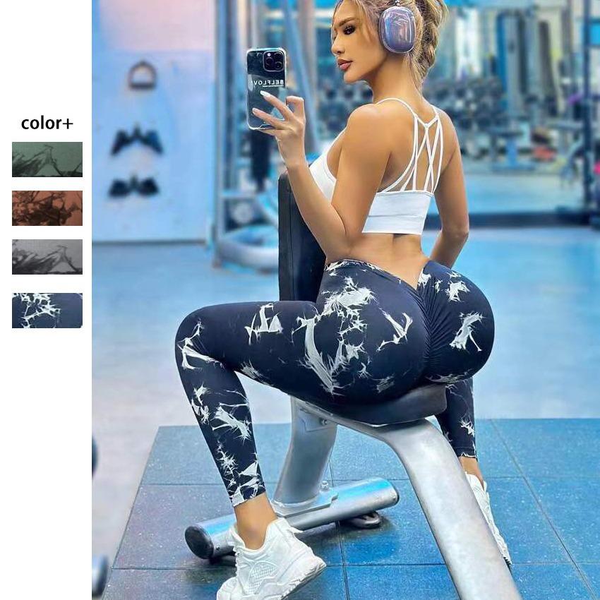 women sports training fitness lift hip high pants yoga
